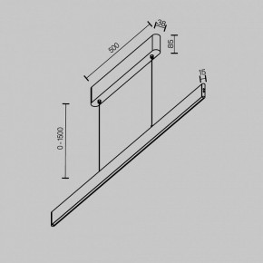 Подвесной светильник Maytoni Ephoria P109PL-36W2.7-6K-BS в Миассе - miass.ok-mebel.com | фото 2