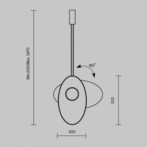 Подвесной светильник Maytoni Evolution MOD396PL-L10BL3K в Миассе - miass.ok-mebel.com | фото 6