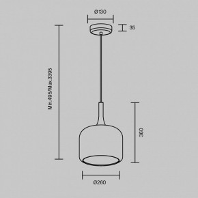 Подвесной светильник Maytoni Spirito MOD286PL-L18G3K в Миассе - miass.ok-mebel.com | фото 11