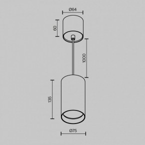 Подвесной светильник Maytoni Vol P100PL-20W3K-BS в Миассе - miass.ok-mebel.com | фото 7