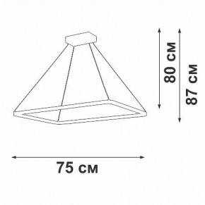 Подвесной светильник Vitaluce V2704 V2704-0/1S в Миассе - miass.ok-mebel.com | фото 3