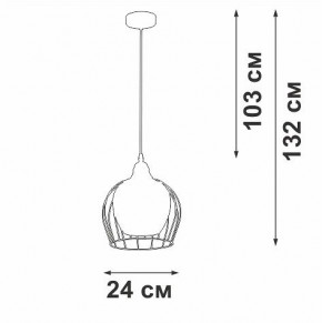 Подвесной светильник Vitaluce V2859 V2859-1/1S в Миассе - miass.ok-mebel.com | фото 4