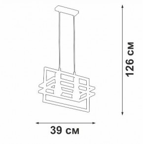 Подвесной светильник Vitaluce V2861 V2861-1/2S в Миассе - miass.ok-mebel.com | фото 5