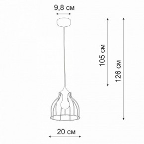 Подвесной светильник Vitaluce V3102 V3102-1/1S в Миассе - miass.ok-mebel.com | фото 3