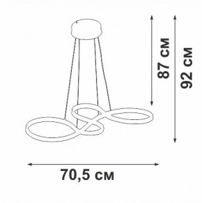Подвесной светильник Vitaluce V3892 V3892-0/1S в Миассе - miass.ok-mebel.com | фото 3