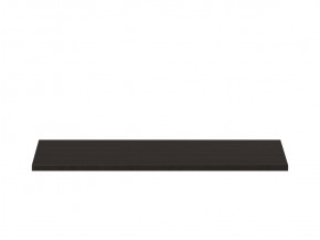 Полка ОРИОН для шкафа широкая, цвет Дуб Венге в Миассе - miass.ok-mebel.com | фото 2