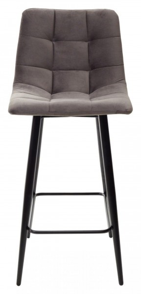 Полубарный стул CHILLI-QB графит #14, велюр / черный каркас (H=66cm) М-City в Миассе - miass.ok-mebel.com | фото 5