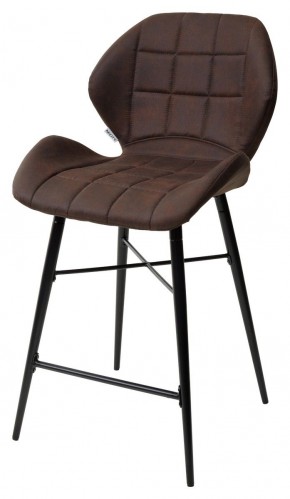 Полубарный стул MARCEL COWBOY-#800 темно-коричневый (H=65cm), ткань микрофибра М-City в Миассе - miass.ok-mebel.com | фото