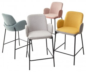 Полубарный стул NYX (H=65cm) VF109 розовый / VF110 брусничный М-City в Миассе - miass.ok-mebel.com | фото 5