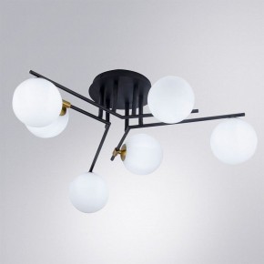 Потолочная люстра Arte Lamp Gemini A2243PL-6BK в Миассе - miass.ok-mebel.com | фото 2