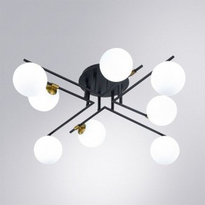 Потолочная люстра Arte Lamp Gemini A2243PL-8BK в Миассе - miass.ok-mebel.com | фото 2
