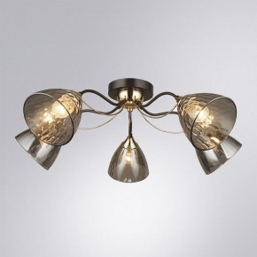 Потолочная люстра Arte Lamp Lily A4366PL-5BK в Миассе - miass.ok-mebel.com | фото 2