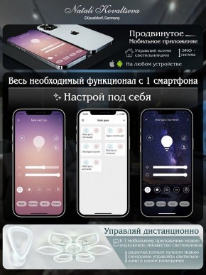 Потолочная люстра Natali Kovaltseva COBRA LED LAMPS 81121/7C в Миассе - miass.ok-mebel.com | фото 7