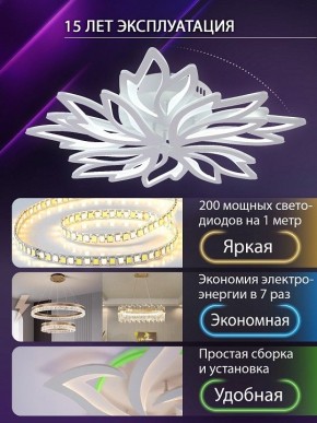 Потолочная люстра Natali Kovaltseva RIF LED LAMPS 81118/6C в Миассе - miass.ok-mebel.com | фото 5