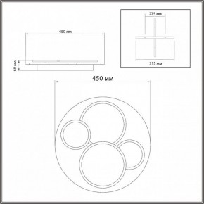 Потолочная люстра Sonex Pine 7734/60L в Миассе - miass.ok-mebel.com | фото 9