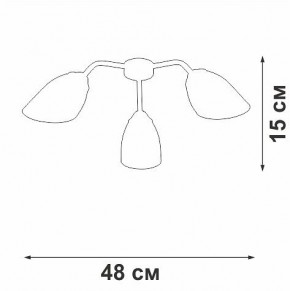 Потолочная люстра Vitaluce V31950 V31950/3PL в Миассе - miass.ok-mebel.com | фото 3