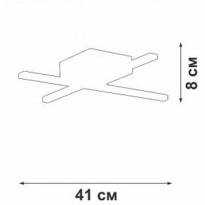Потолочная люстра Vitaluce V3801 V3801-0/2PL в Миассе - miass.ok-mebel.com | фото 2
