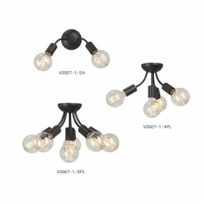 Потолочная люстра Vitaluce V3927 V3927-1/4PL в Миассе - miass.ok-mebel.com | фото 4