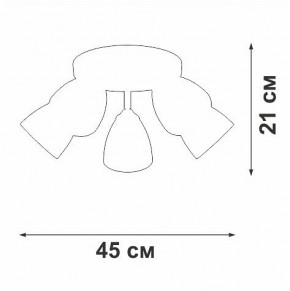 Потолочная люстра Vitaluce V4355 V4355-0/5PL в Миассе - miass.ok-mebel.com | фото 4