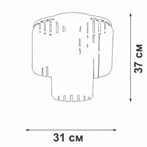 Потолочная люстра Vitaluce V5153 V5153-1/4PL в Миассе - miass.ok-mebel.com | фото 4
