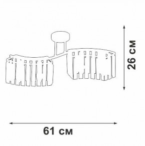 Потолочная люстра Vitaluce V5884 V5884-0/4PL в Миассе - miass.ok-mebel.com | фото 4