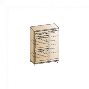 Прихожая Мелисса композиция 6 (Ясень Асахи) в Миассе - miass.ok-mebel.com | фото 3