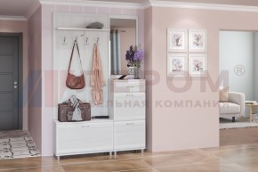 Прихожая Мелисса композиция 8 (Снежный Ясень) в Миассе - miass.ok-mebel.com | фото