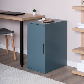 S01491 Ингар ДВ тумба 36x71x53, серо-бирюзовый в Миассе - miass.ok-mebel.com | фото 5