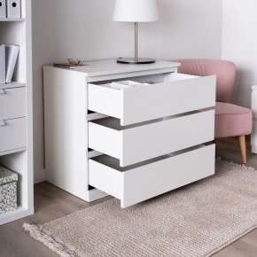 S01651 Варма Прайм 3 комод 80x77x48, белый в Миассе - miass.ok-mebel.com | фото 6