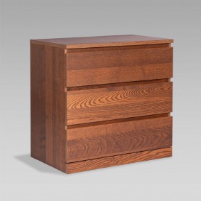 S01675 Варма Прайм 3 комод 80x77x48 шпон ясень, коричневый в Миассе - miass.ok-mebel.com | фото