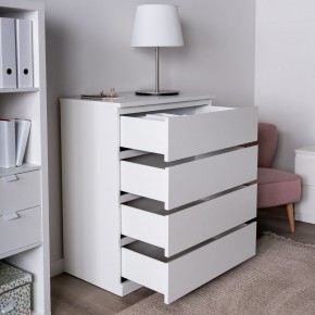 S01682 Варма Прайм 4 комод 80x100x48, белый в Миассе - miass.ok-mebel.com | фото 4