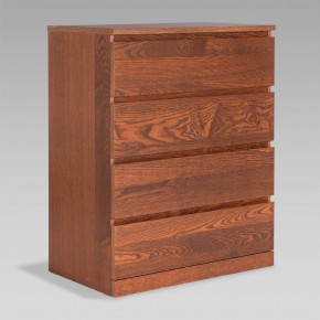 S01705 Варма Прайм 4 комод 80x100x48 шпон ясень, коричневый в Миассе - miass.ok-mebel.com | фото
