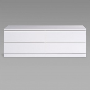 S01712 Варма Прайм 4Д комод 160x55x48, белый в Миассе - miass.ok-mebel.com | фото 2