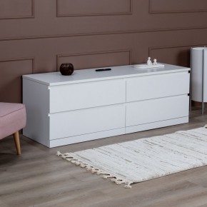 S01712 Варма Прайм 4Д комод 160x55x48, белый в Миассе - miass.ok-mebel.com | фото 5