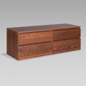S01736 Варма Прайм 4Д комод 160x55x48 шпон ясень, коричневый в Миассе - miass.ok-mebel.com | фото