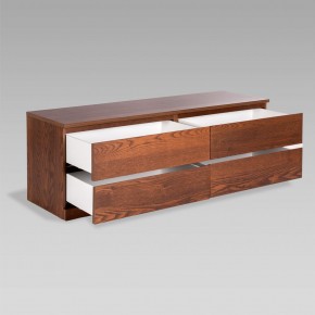 S01736 Варма Прайм 4Д комод 160x55x48 шпон ясень, коричневый в Миассе - miass.ok-mebel.com | фото 9