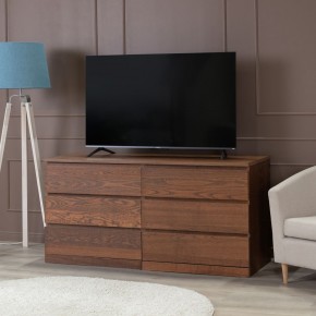 S01767 Варма Прайм 6Д комод 160x77x48 шпон ясень, коричневый в Миассе - miass.ok-mebel.com | фото 5