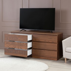 S01767 Варма Прайм 6Д комод 160x77x48 шпон ясень, коричневый в Миассе - miass.ok-mebel.com | фото 6