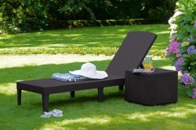 Шезлонг Джайпур (Jaipur Sun lounger) виски-коричневый в Миассе - miass.ok-mebel.com | фото 2