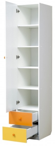 Шкаф 1-но дверный с ящиками Радуга (400) в Миассе - miass.ok-mebel.com | фото 2