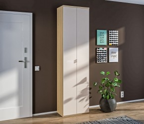 Шкаф 2 дверный Афина СБ-3312 (Дуб винченца/Кашемир серый) в Миассе - miass.ok-mebel.com | фото