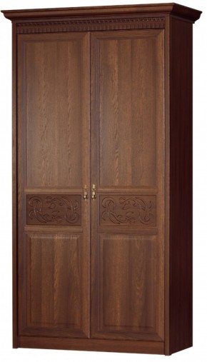 Шкаф 2-х дверный с полками ДСП №181 "Лючия" Дуб оксфорд в Миассе - miass.ok-mebel.com | фото