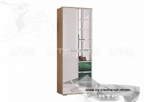 ФЛАЙ Шкаф 2-х створчатый ШК-04 (дуб сонома/белый) в Миассе - miass.ok-mebel.com | фото 2