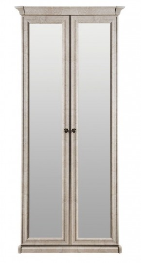 Шкаф 2-х створчатый с Зеркалом Афина (крем корень) в Миассе - miass.ok-mebel.com | фото 1