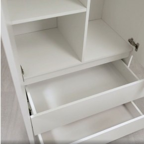 Шкаф 2-х створчатый Симпл ШК-03 (белый) в Миассе - miass.ok-mebel.com | фото 6