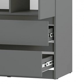 Шкаф 2-х створчатый Симпл ШК-03 (графит) в Миассе - miass.ok-mebel.com | фото 9