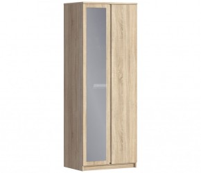 Шкаф 2х дверный с зеркалом Веста СБ-2259 (Дуб Сонома) в Миассе - miass.ok-mebel.com | фото