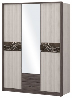 Шкаф 3-х дверный с зеркалом Шк68.2 МС Николь в Миассе - miass.ok-mebel.com | фото