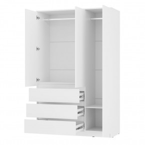 Шкаф 3-х створчатый Симпл ШК-08 (белый) в Миассе - miass.ok-mebel.com | фото 2