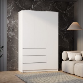 Шкаф 3-х створчатый Симпл ШК-08 (белый) в Миассе - miass.ok-mebel.com | фото 3